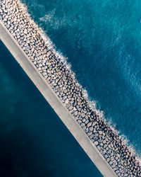 High angle view of swimming pool