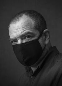 Close-up portrait of a man