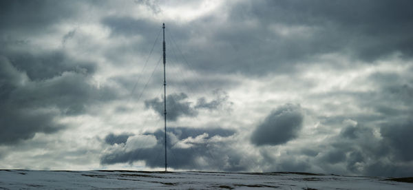 Low angle view of cloudy sky