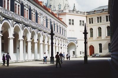 Low angle view of historical building