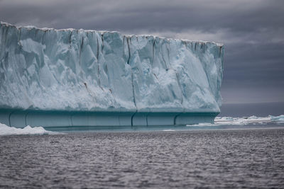 Scenic view of glacier