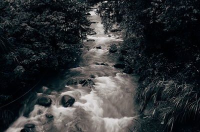 View of waterfall
