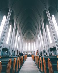 Interior of church