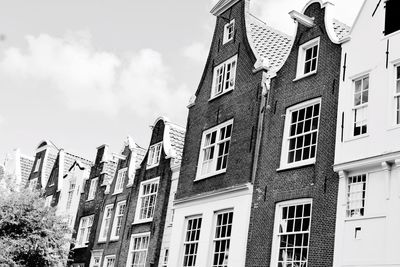 Low angle view of buildings against sky