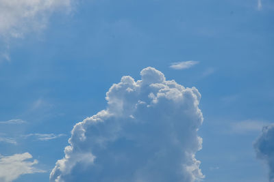 Low angle view of clouds in sky