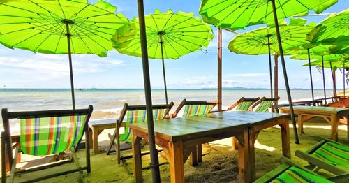 Scenic view of beach