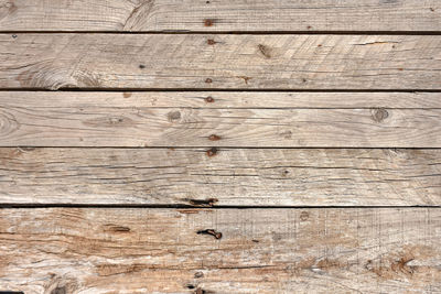 Full frame shot of wooden planks