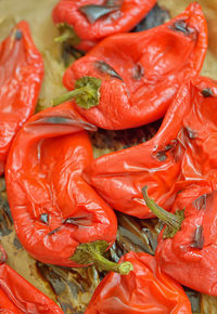 Close-up of red peppers