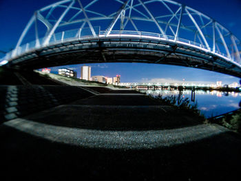 View of bridge in city