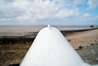 Close-up of sea against sky