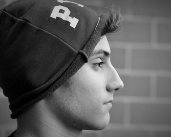 Close-up of thoughtful boy looking away