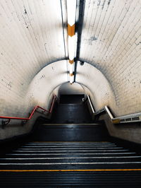 Interior of subway station