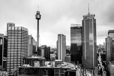 View of buildings in city