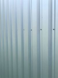 Full frame shot of closed metal against wall