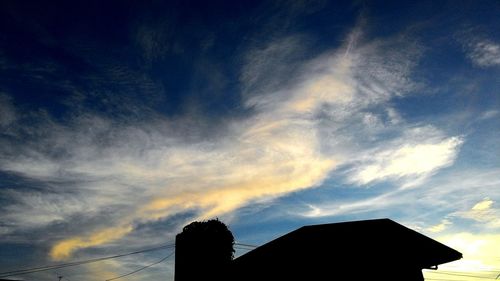 Low angle view of building against sky