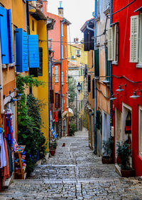 Street amidst buildings in city