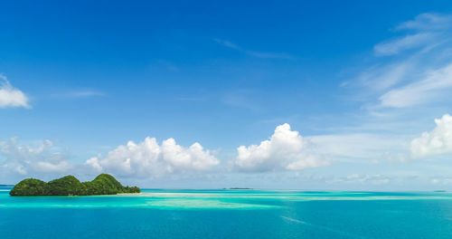 Panoramic view of sea against sky