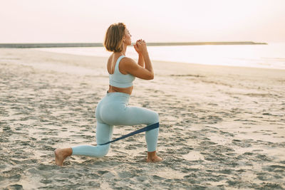 A sporty woman