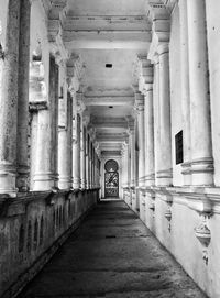 Corridor of old building