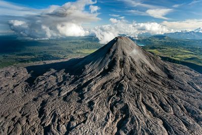 Panoramic view of landscape against sky