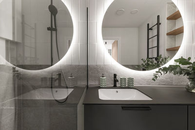 Interior of bathroom