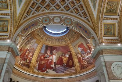 Low angle view of ornate dome