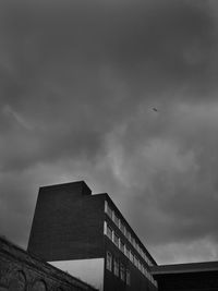 Low angle view of building against sky