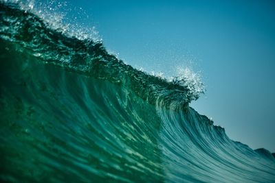 Close-up of blue sea