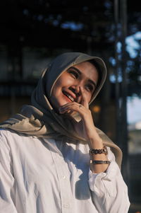 Portrait of a young woman