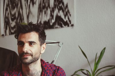 Close-up portrait of woman