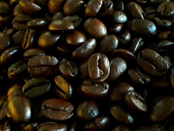 Full frame shot of coffee beans