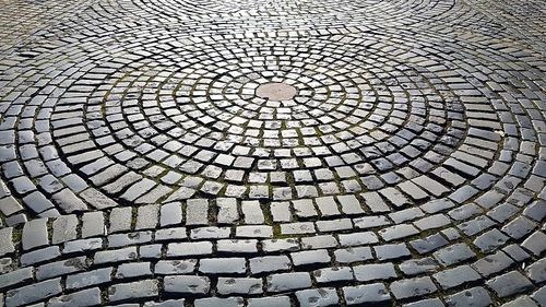 Full frame shot of paving stone