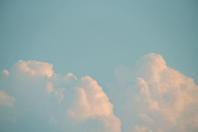Low angle view of clouds in sky