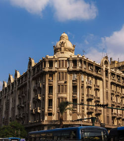 Low angle view of building against sky