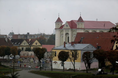 View of buildings in city