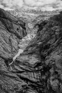 Close-up of rock formations