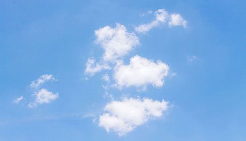 Low angle view of clouds in sky