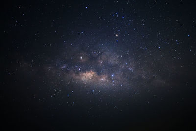 Low angle view of stars in sky