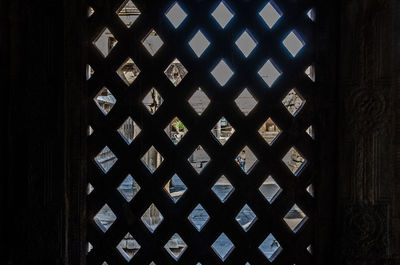 Full frame shot of metal grate