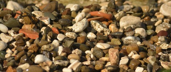 Full frame shot of pebbles