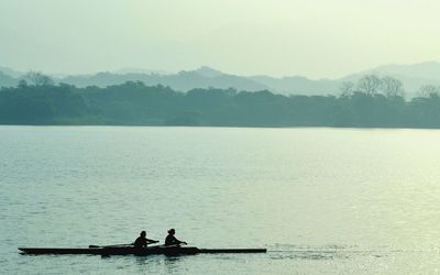 Boat in sea