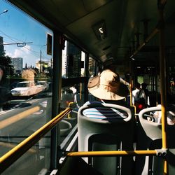 People sitting in bus