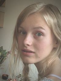 Portrait of young woman
