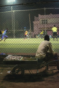 People in park