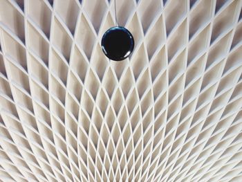 Low angle view of tiled floor