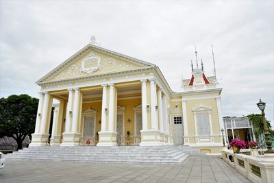 The residence of the ancient thai monarchs against sky