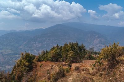 Scenic view of landscape against sky