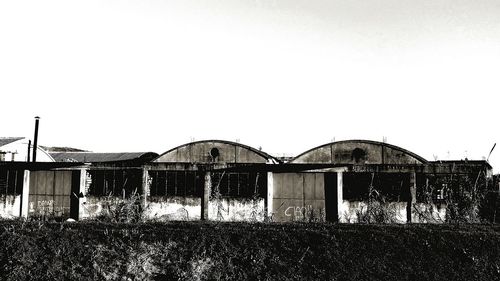 Built structure against clear sky