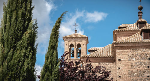 Low angle view of historical building against sky