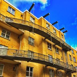 Low angle view of building against sky